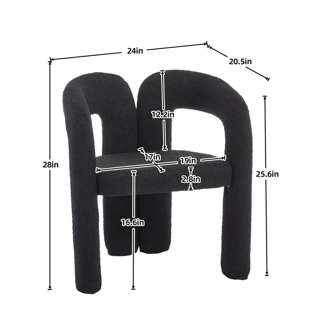 Coolmore Contemporary Designed Accent / Dining Chair With Armrests