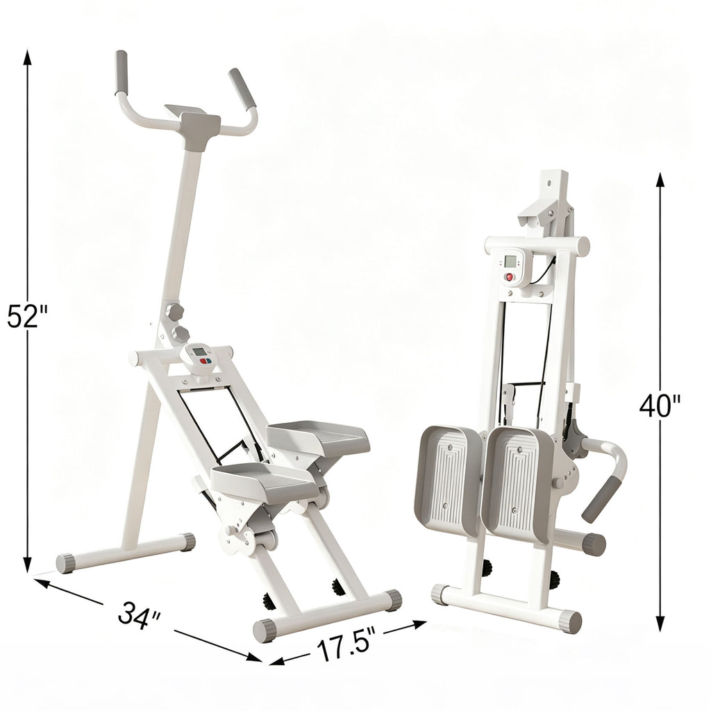 Stair Stepper Machine, Vertical Climber Exercise Equipment With LSD Display