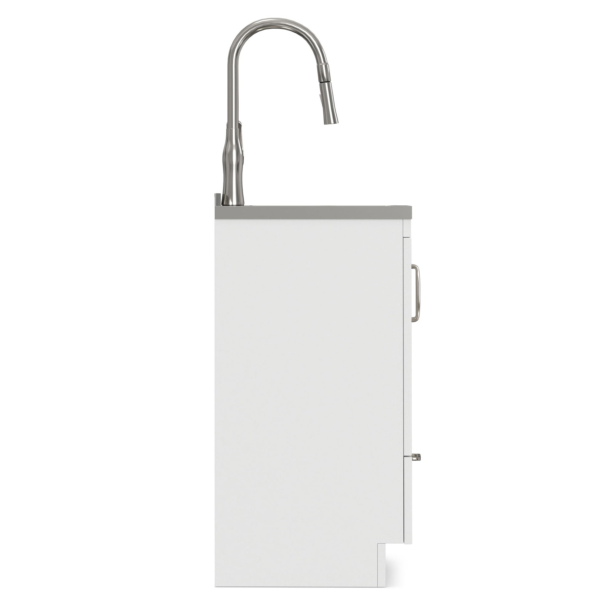 Reed - Deluxe Laundry Cabinet With Pull-Out Faucet And Stainless Steel Sink