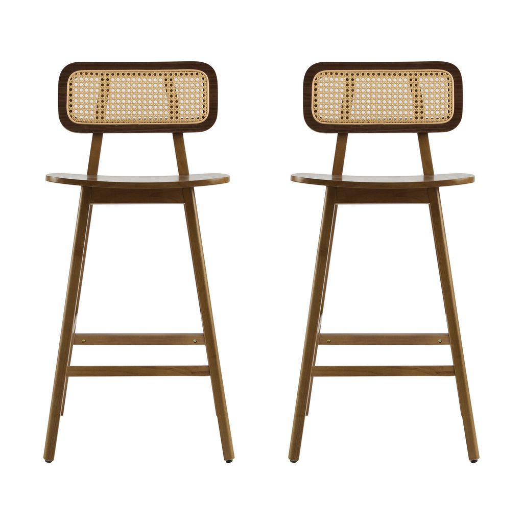 Bari - Indoor Wood Barstool (Set of 2)
