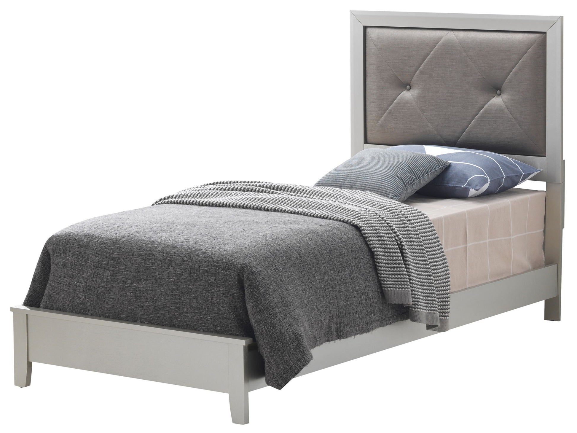Padded Headboard Bed