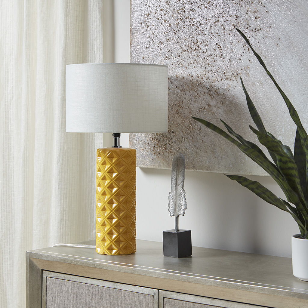 Macey - Table Lamp - Yellow