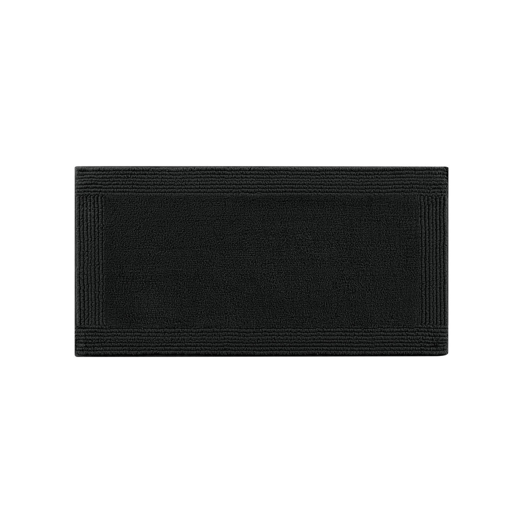 Splendor - 17" x 24" Tufted Reversible Bath Rug - Black