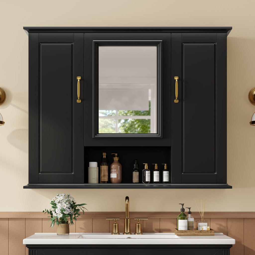 Modern Wall Mounted Medicine Cabinet With Mirror