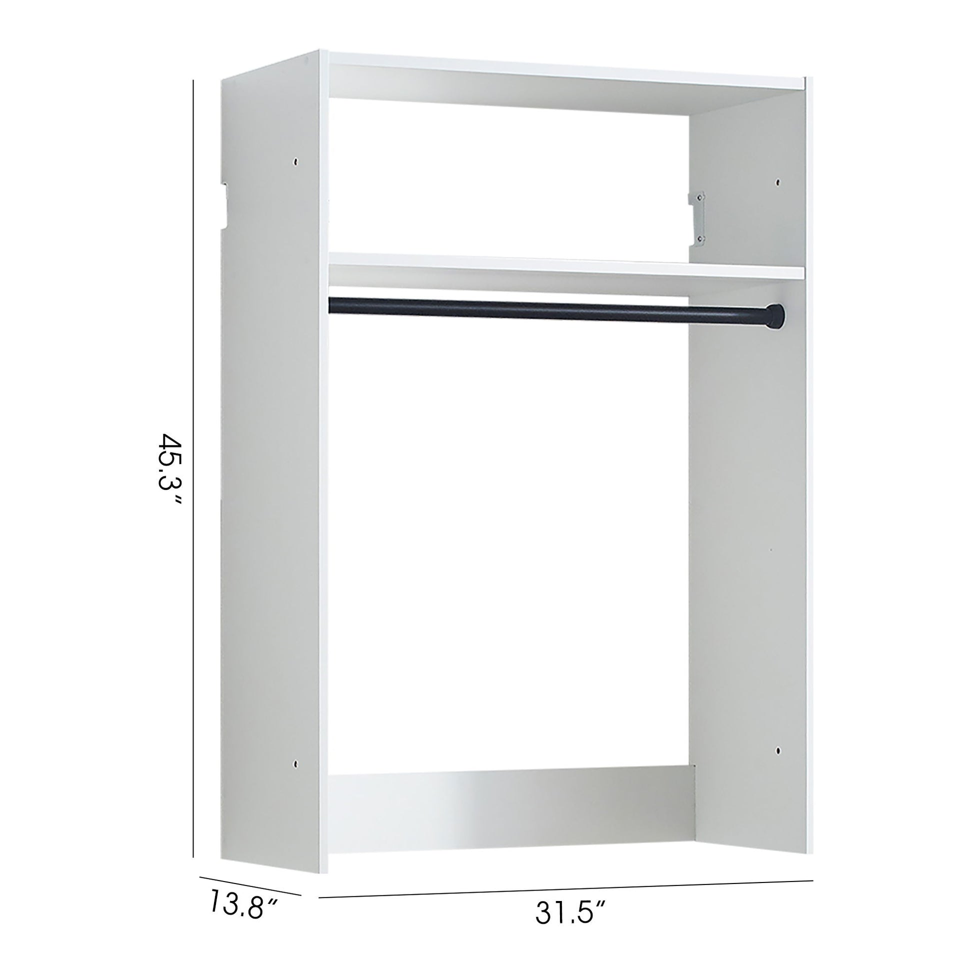 Devi - Wall Mounted Wood Closet System