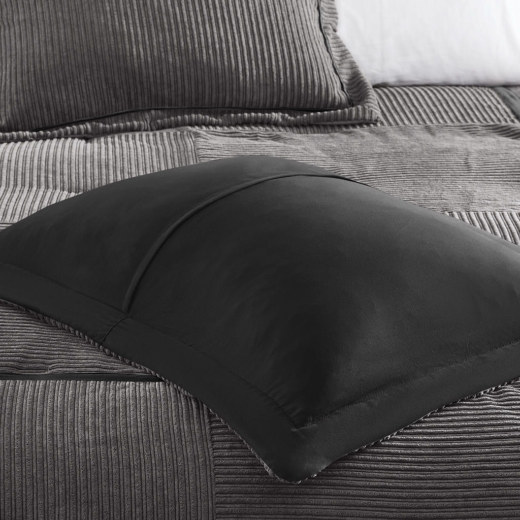 Dallas - 7 Piece Queen Comforter Set - Gray