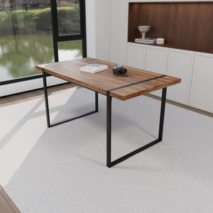 Rectangular Dining Table, 4 - 6 Person Capacity - Wood