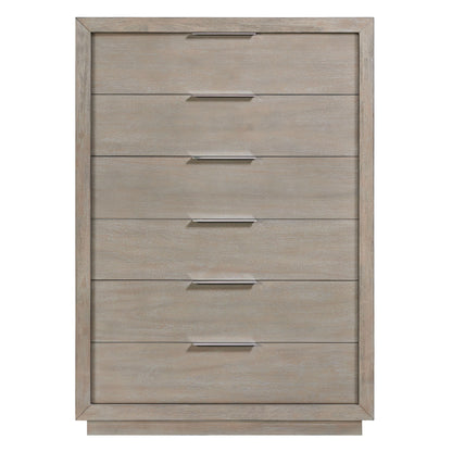 Arcadia - 6-Drawer Chest - Grey