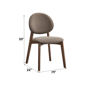 Hadasa - Linen Side Chair (Set of 2) - Light Brown