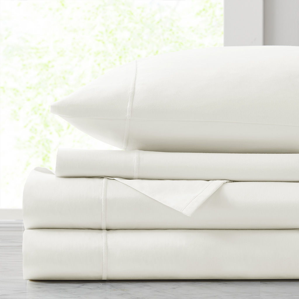 Luxury Egyptian - California King Sheet Set - White