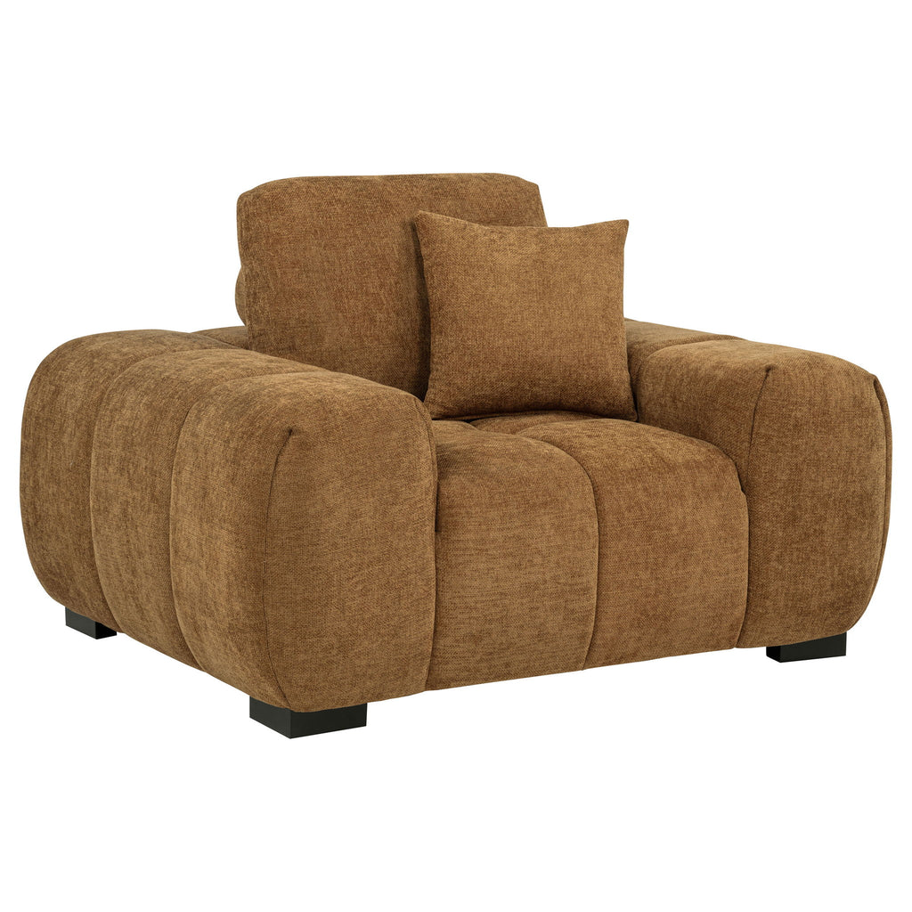Plather - Accent Chair - Amber