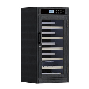 LED Touch Screen Grape Wine Cooler - Black