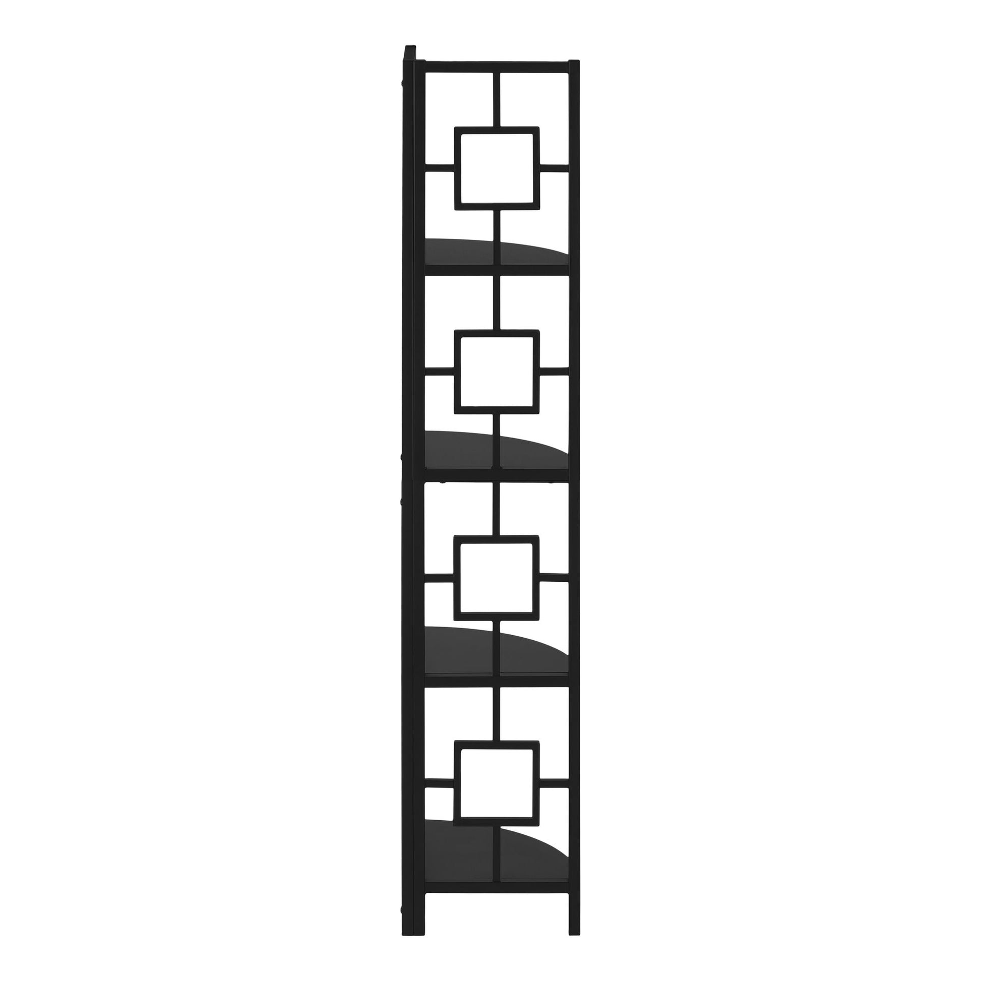 4 Tier Bookshelf, Bookcase, Etagere, Corner, For Office, Contemporary & Modern