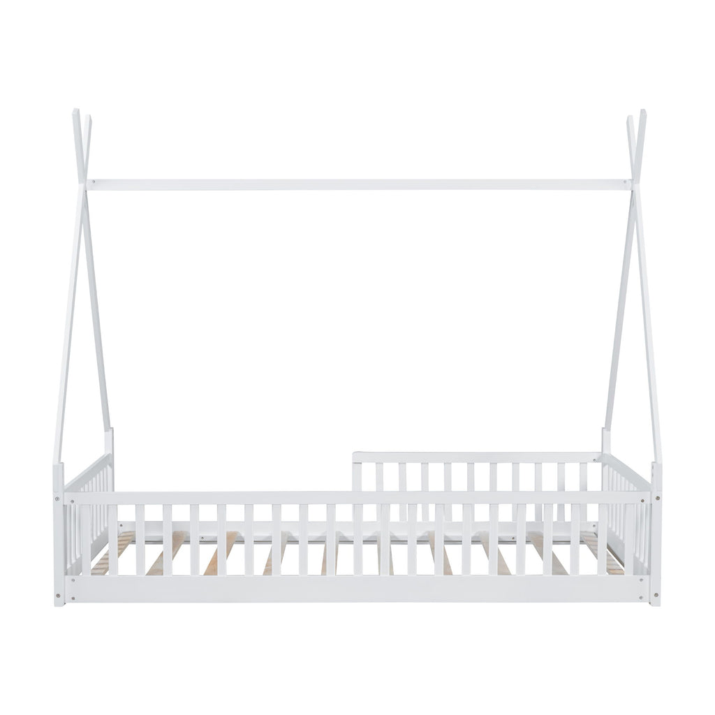 House Shaped Design Bed With Fence