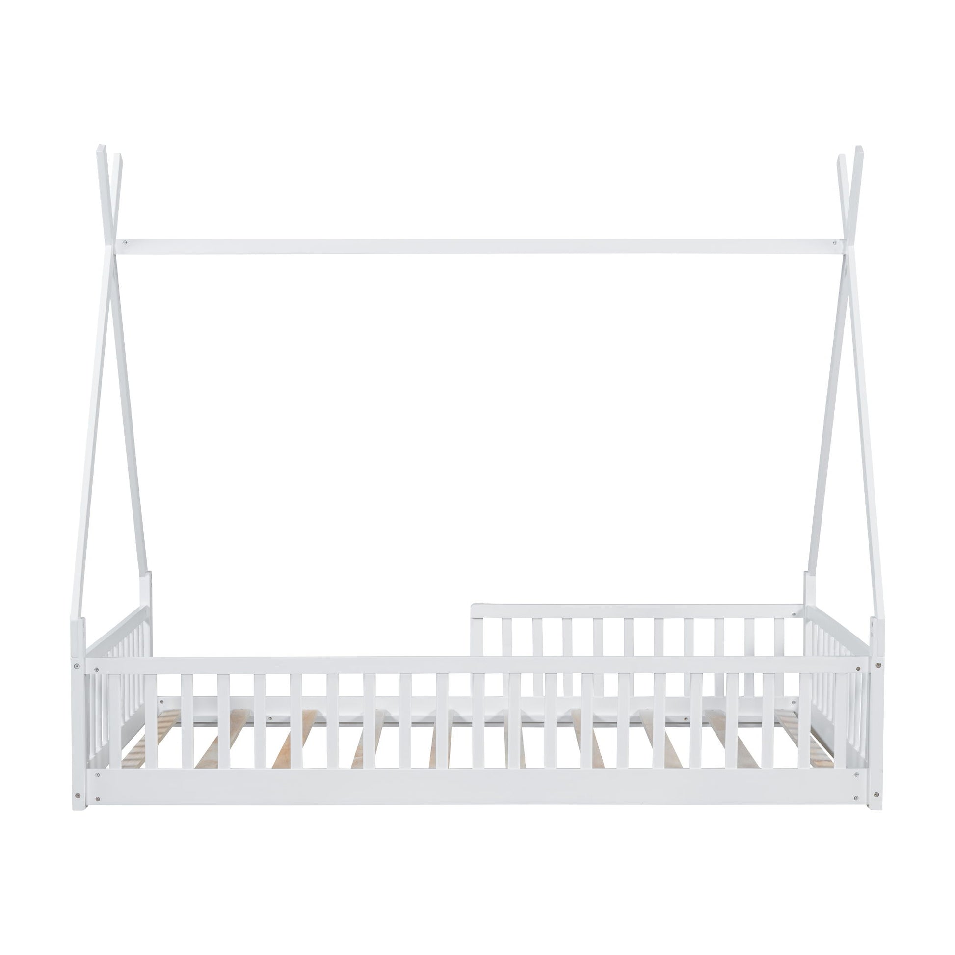 House Shaped Design Bed With Fence