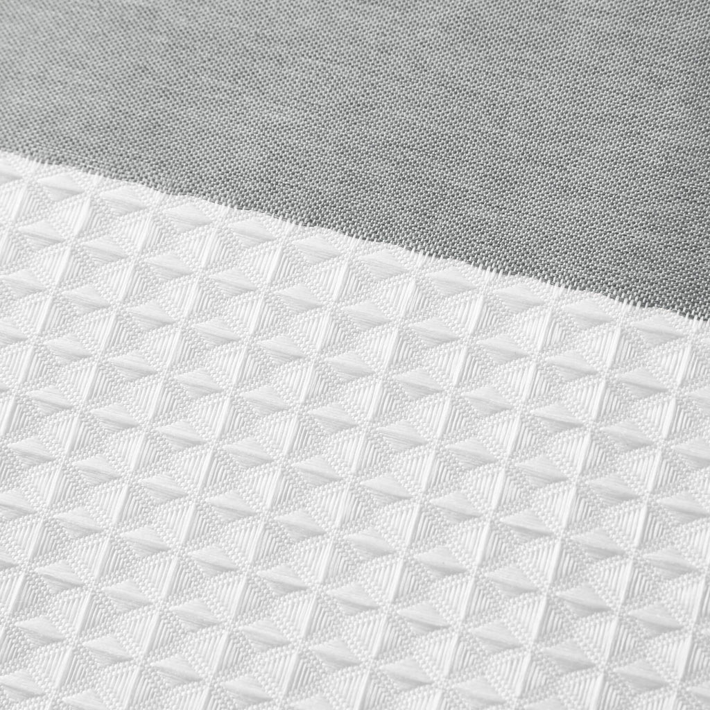Spa Waffle - 84" Shower Curtain With 3M Treatment - Gray