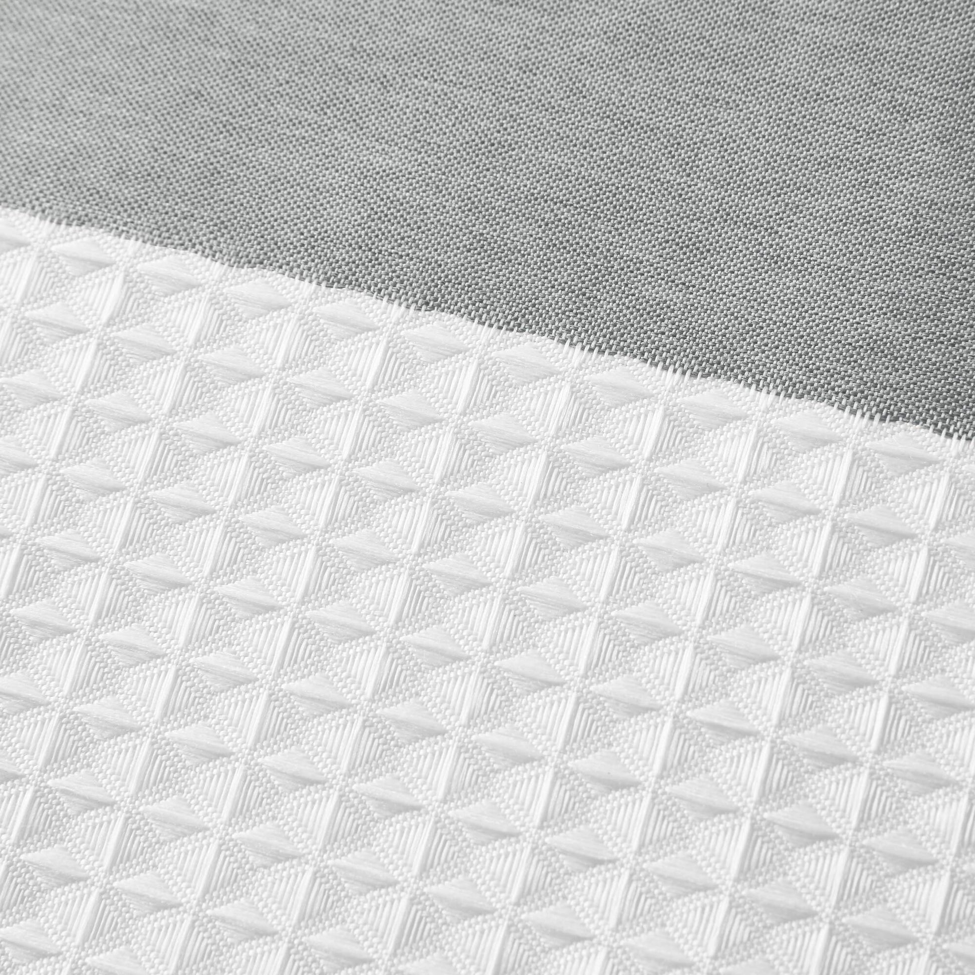 Spa Waffle - 72" x 78" Shower Curtain With 3M Treatment - Gray