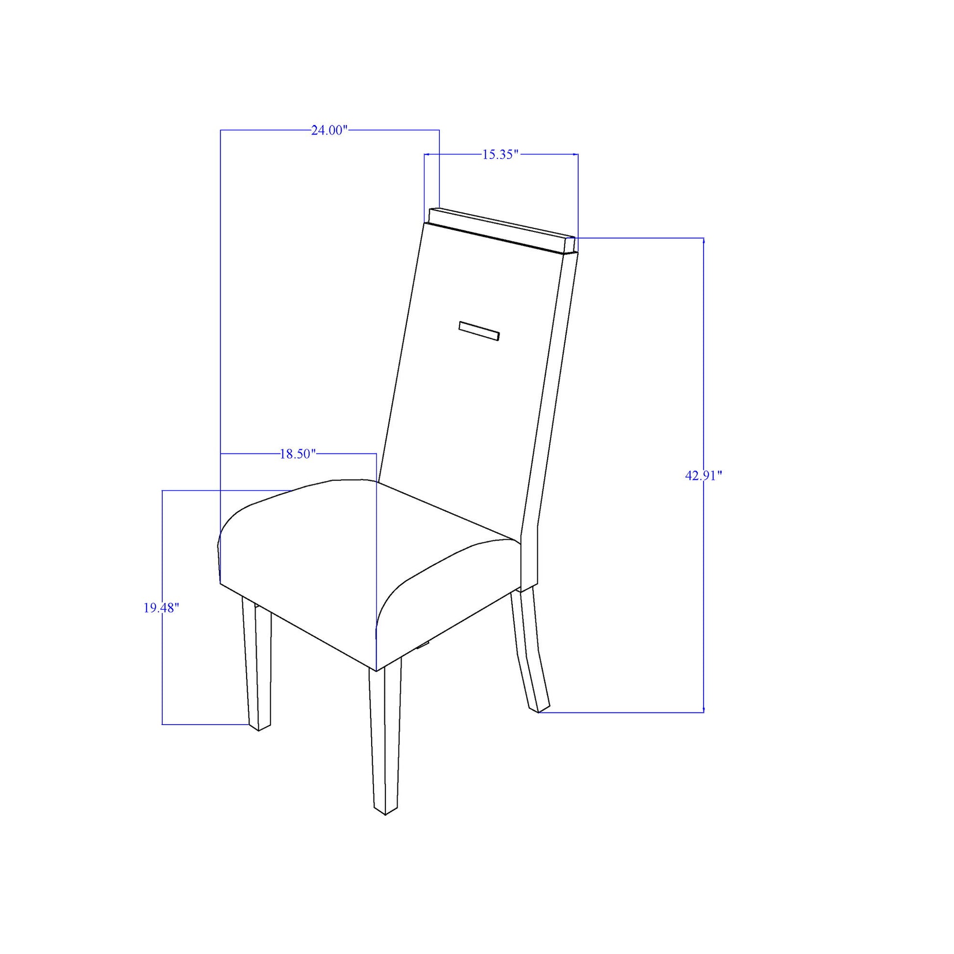 Moon - Dining Chairs (Set of 2) - Gray