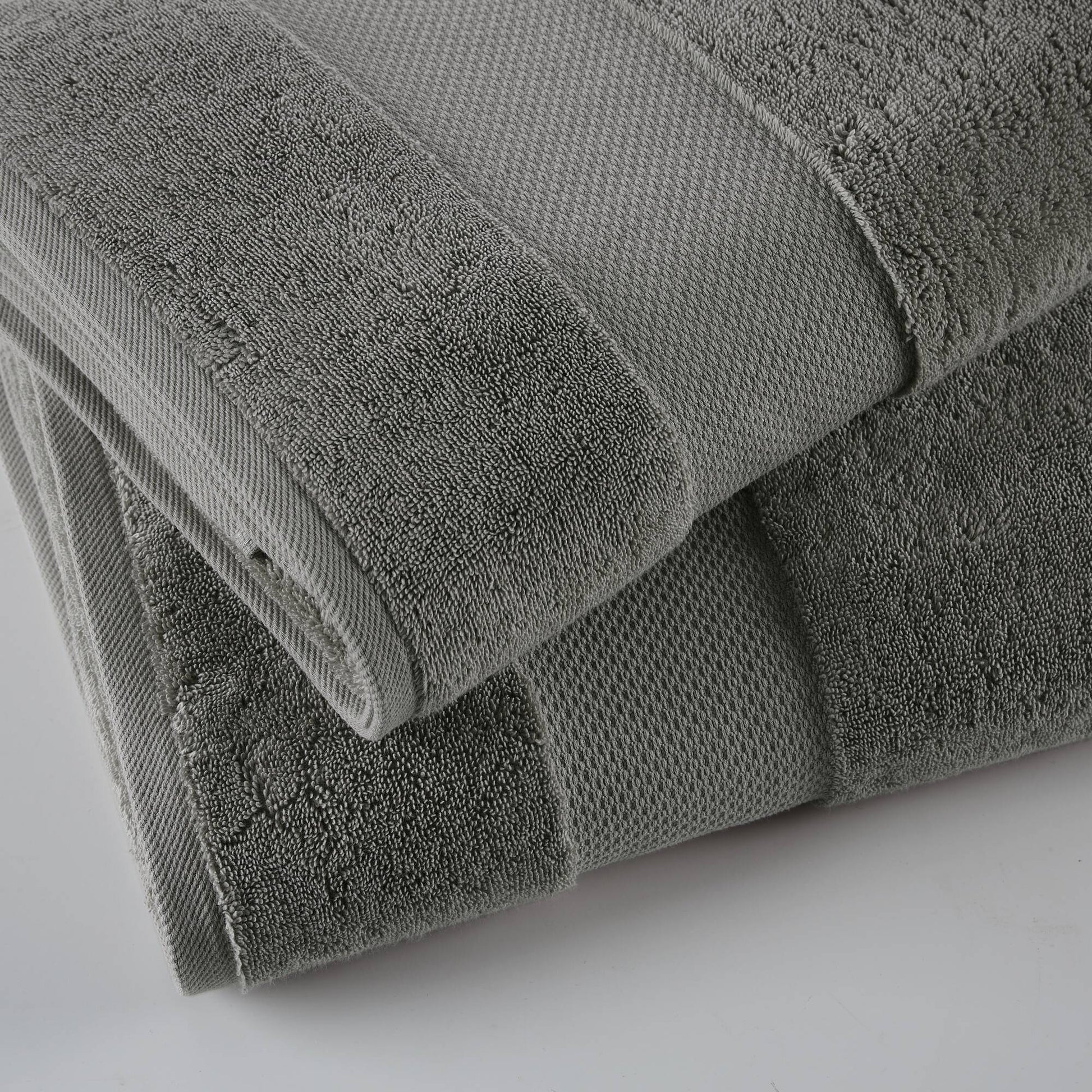 Turkish Bath Sheet 2 Piece Set - Charcoal