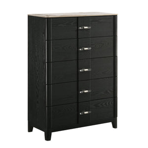 Opel - 5 Drawer Chest - Black