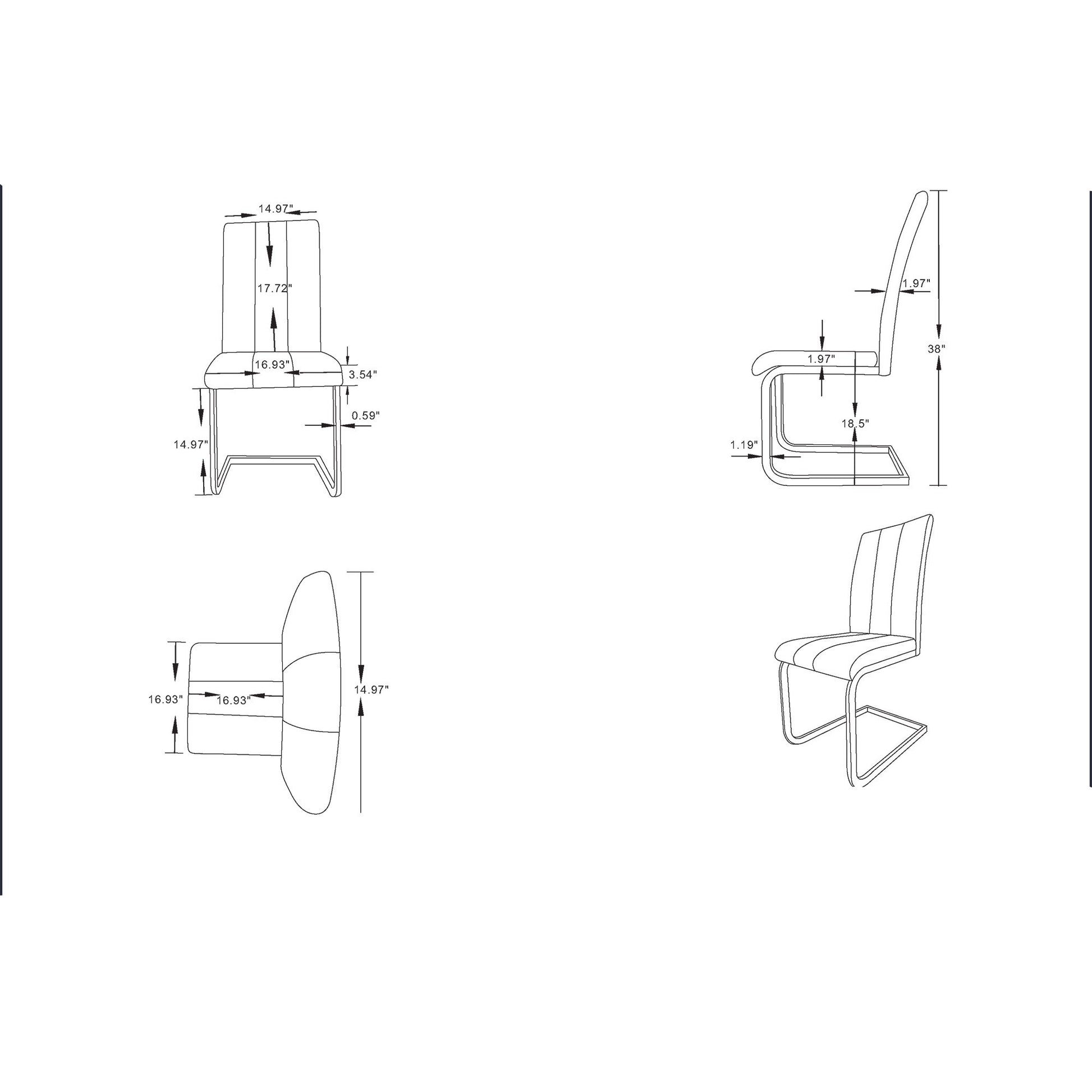 Altis - Dining Chair (Set of 4)