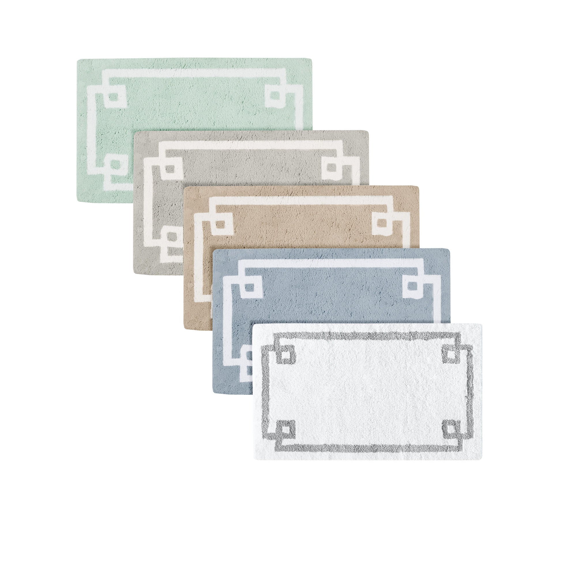 Evan - 24" x 40" Tufted Bath Rug - Blue