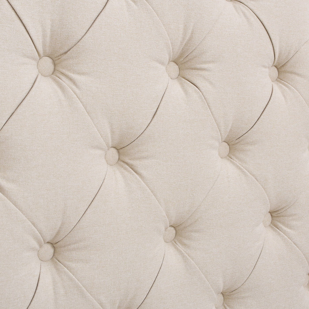 Fontana - Handcrafted Wingback Upholstered Platform Bed Frame