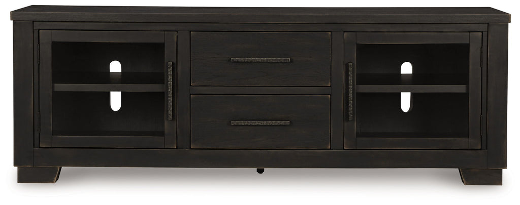 Galliden - Extra Large TV Stand - Black