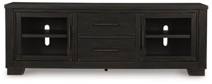 Galliden - Extra Large TV Stand - Black