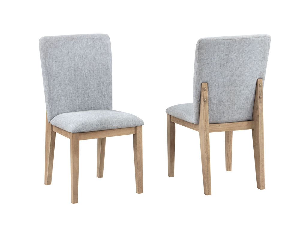 Caspian - And Oak Finish Dining Chair (Set of 2) - Gray