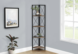 Bookshelf, Bookcase, Etagere, Corner, 4 Tier, Office