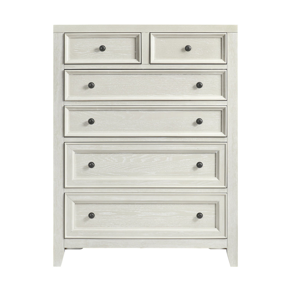 6 Drawer Chest With Knobs And Smooth Slides