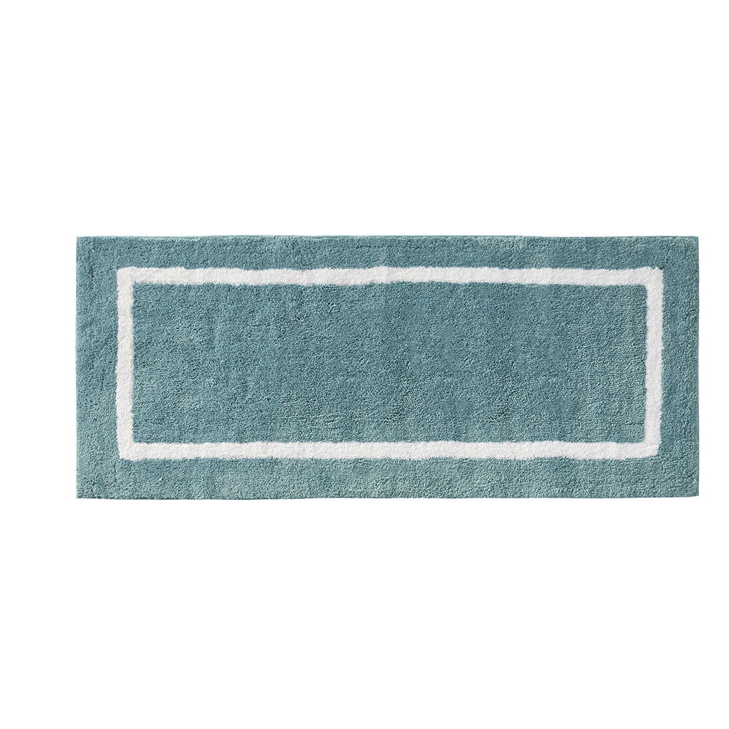 Bittman - 24" x 60" Reversible Bath Rug - Aqua