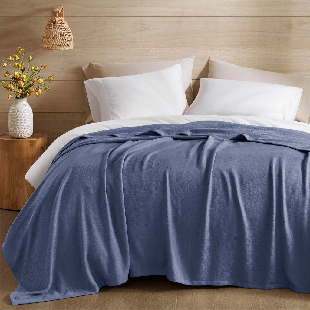 Bamboo Cotton - Twin Rayon From Blanket - Navy