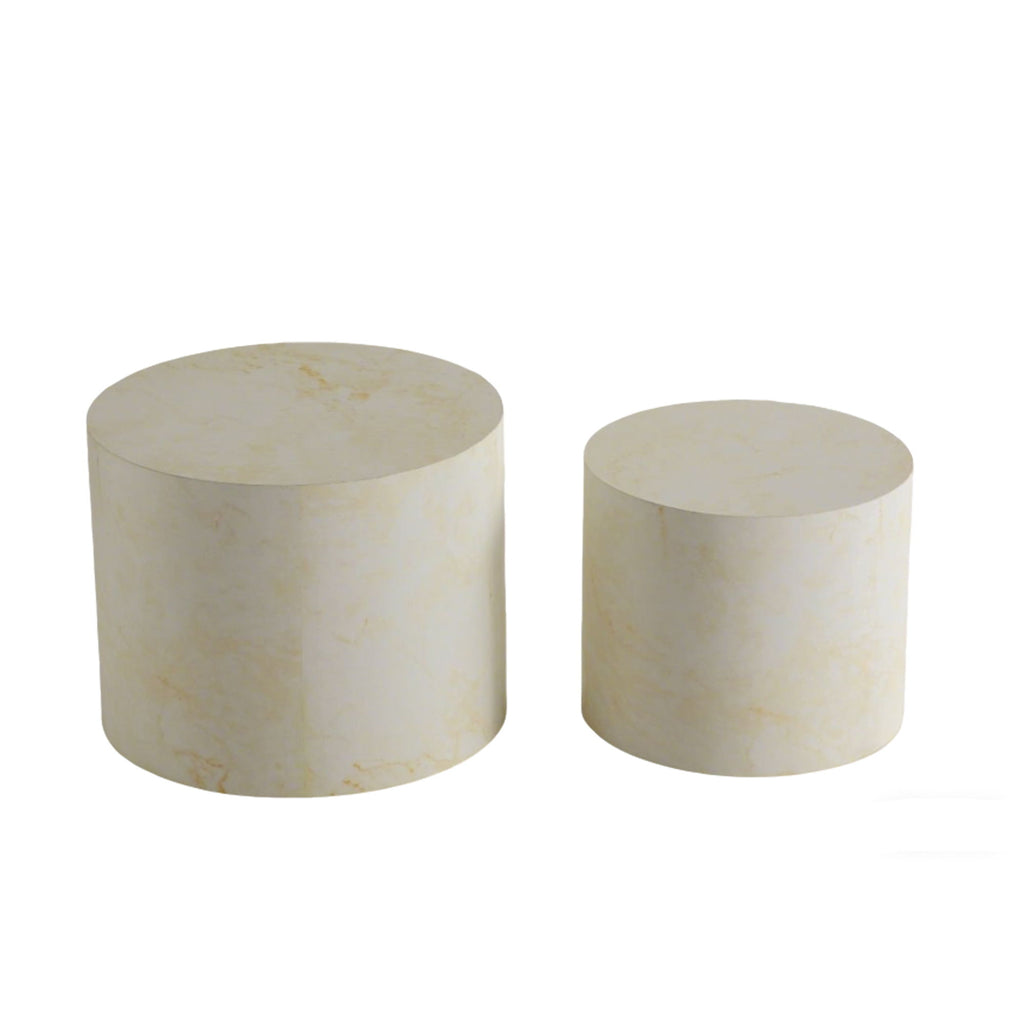 Modern Round Nesting Coffee Table (Set of 2)