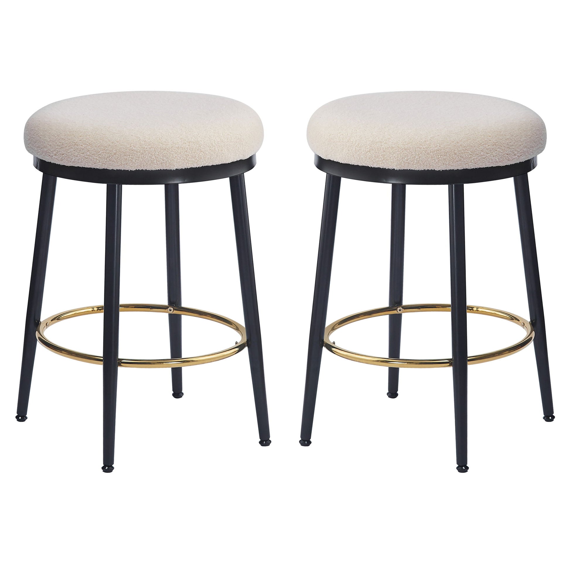 Stylish Design Counter Stools (Set of 2)