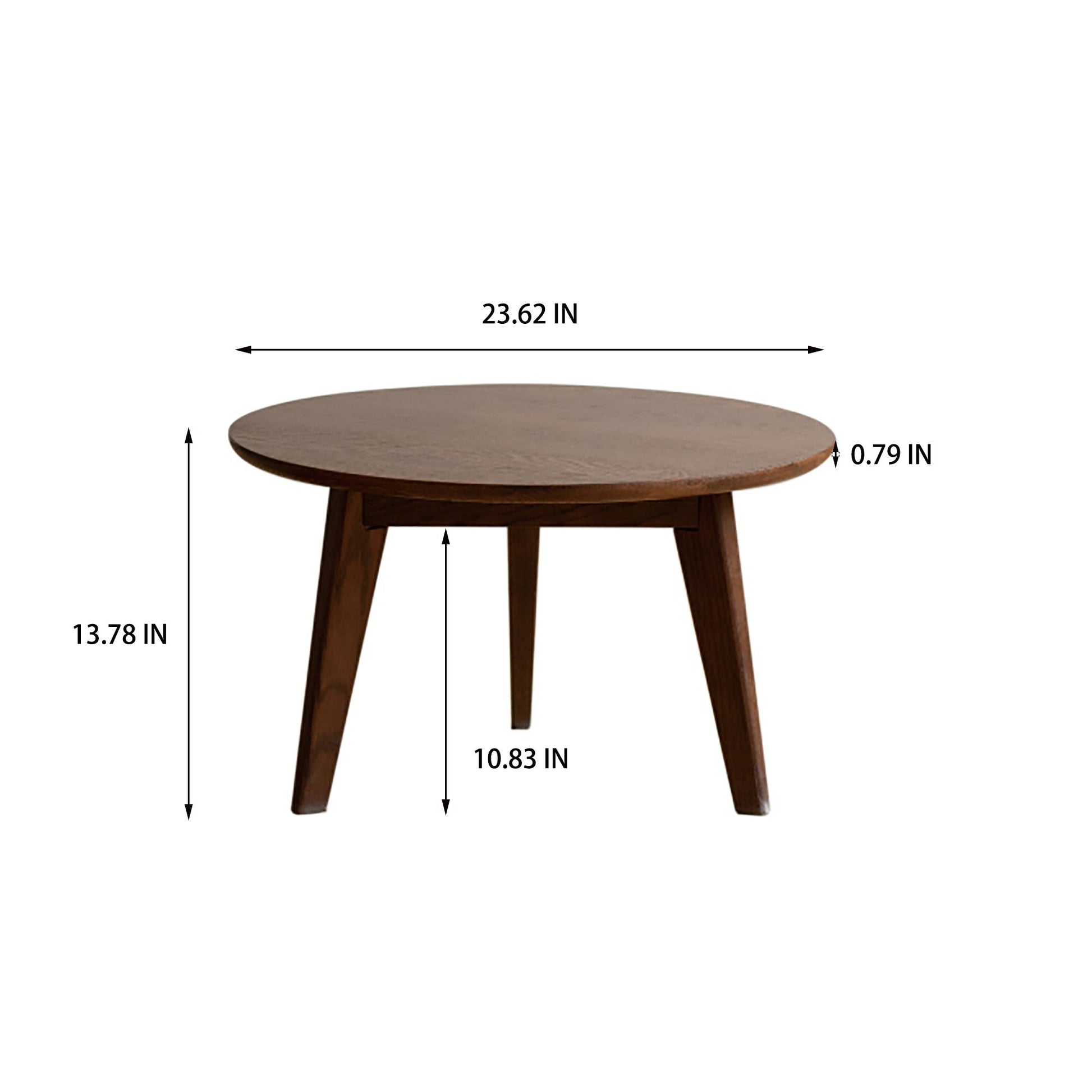 Center Low Coffee Table - Walnut