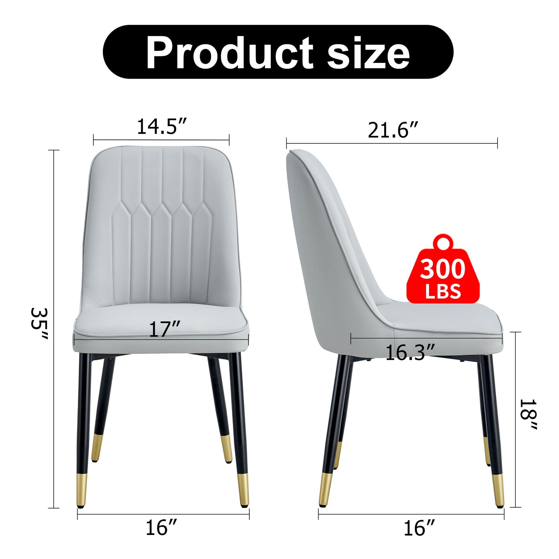 Modern Chair With Metal Legs