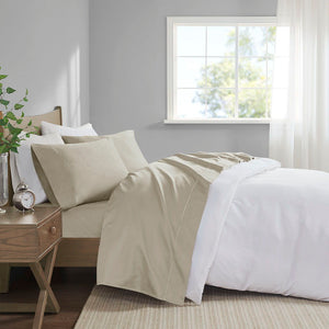 Split King 600 Thread Count Sheet Set - Sand