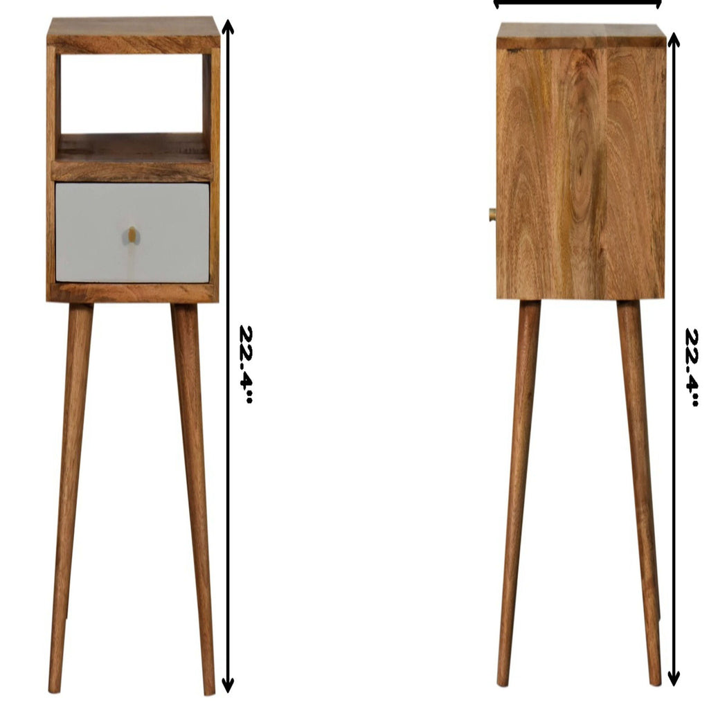 Solid Wood Mini Nightstand