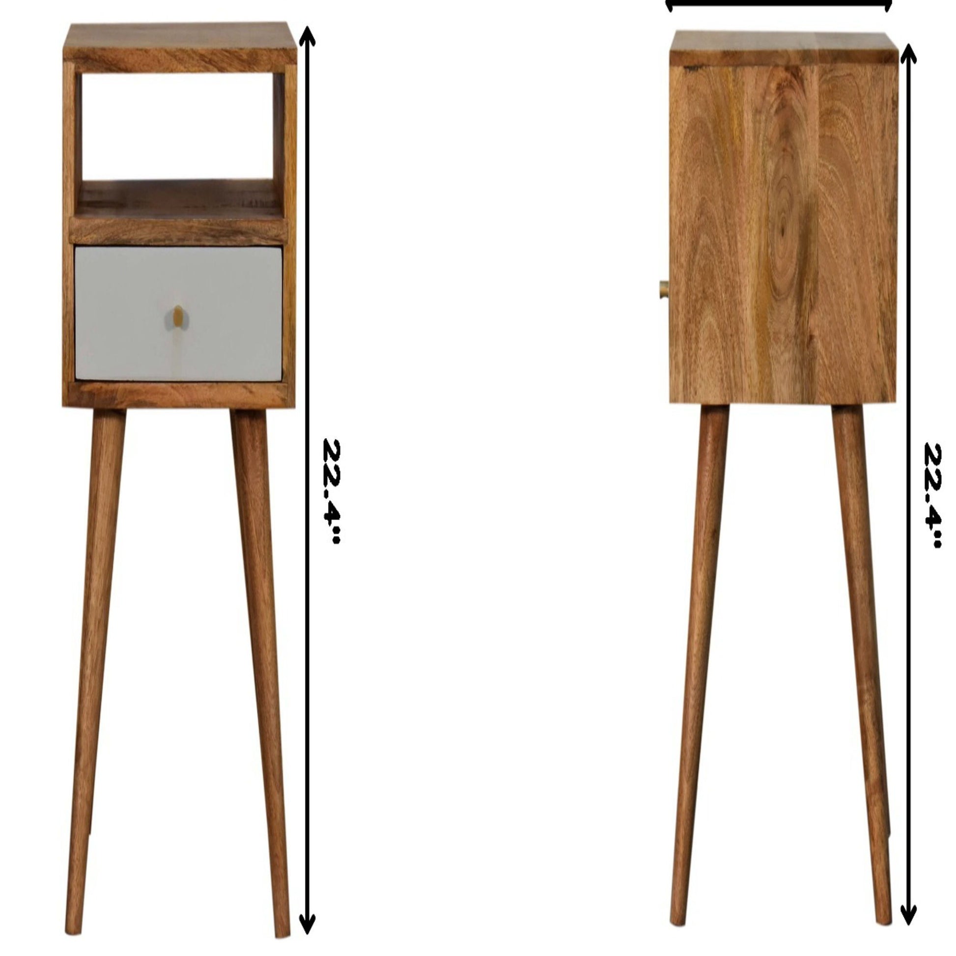 Solid Wood Mini Nightstand