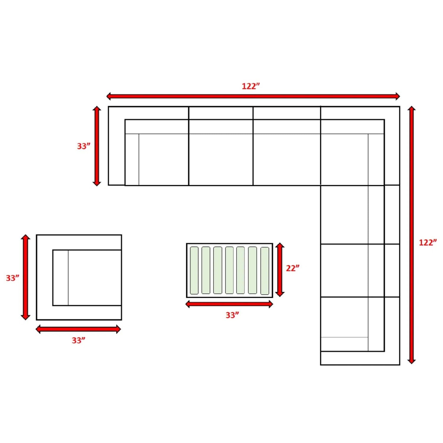 Sectional, Stylish Entertainment, Outdoor Living