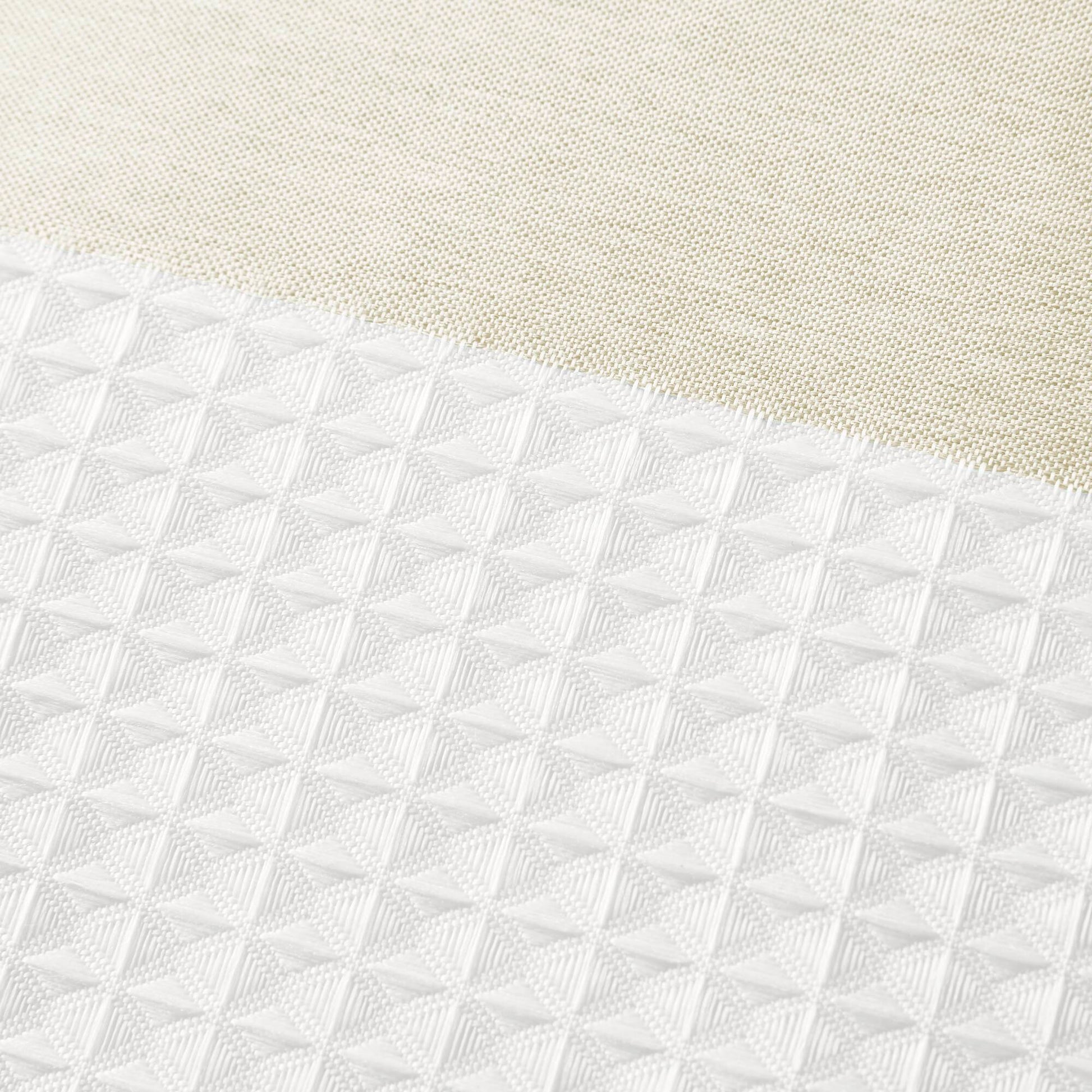 Spa Waffle - 72" x 84" Shower Curtain With 3M Treatment - Cream