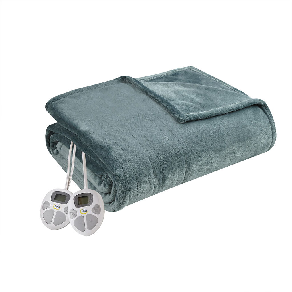 Queen Heated Blanket - Teal