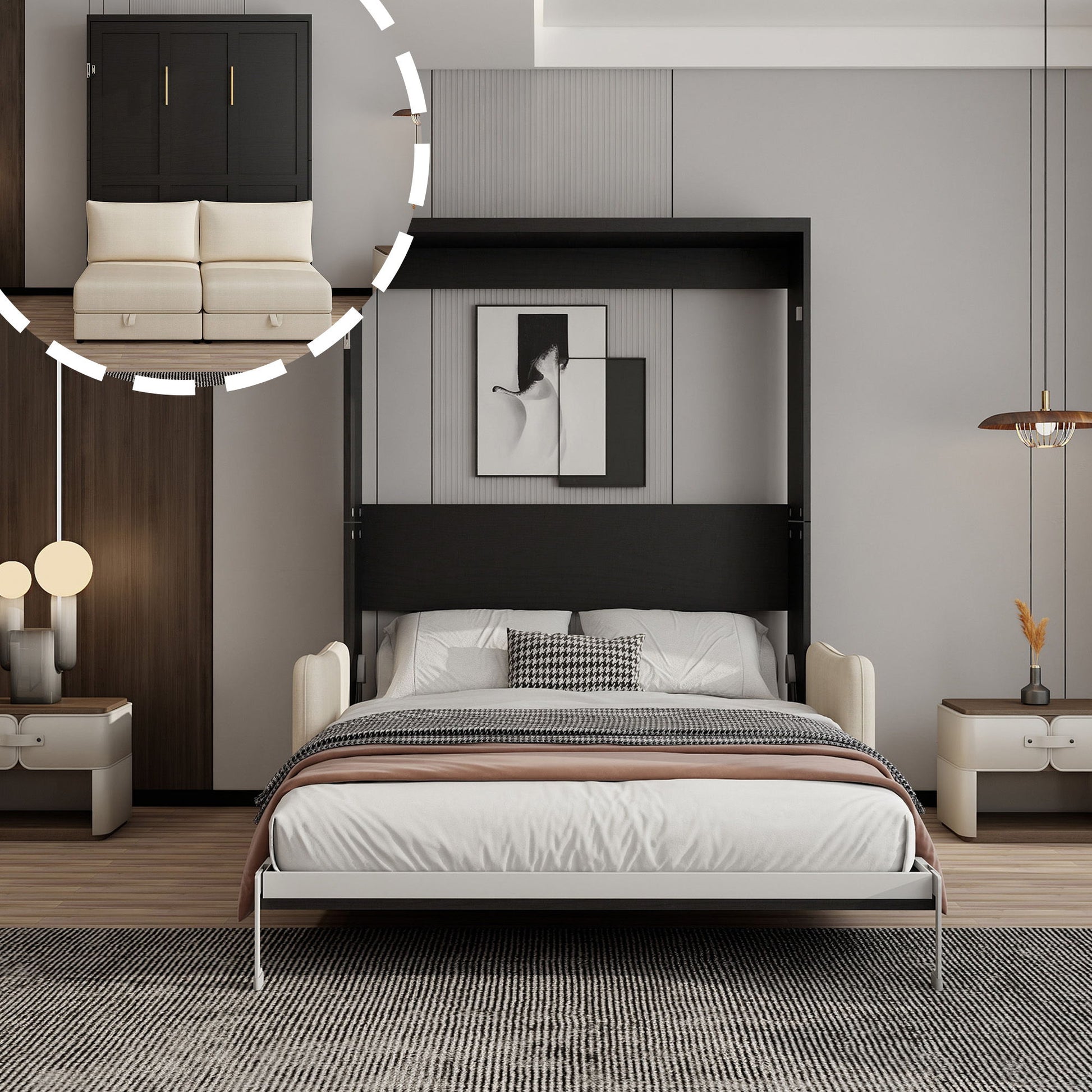 Murphy Bed, Wall Bed With Sofa