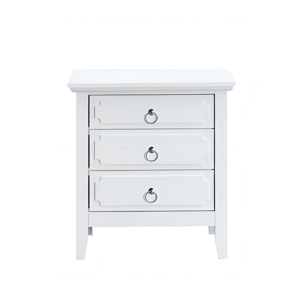 Hammond - 3 Drawer Nightstand - White