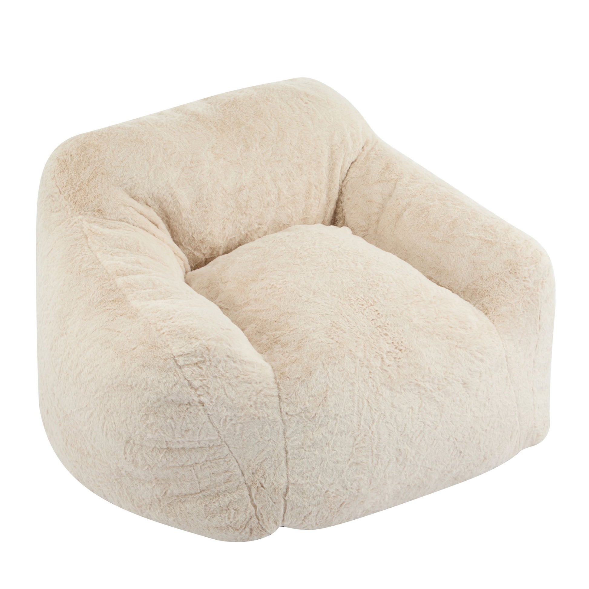 Auch - Indoor Armchair Style Bean Bag - Beige
