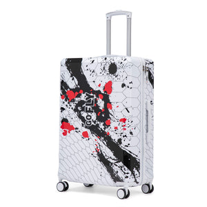 Luggage With Printed Pattern, Combination Lock