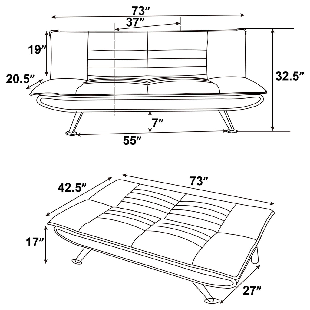 Erika - Sofa Bed - Gray