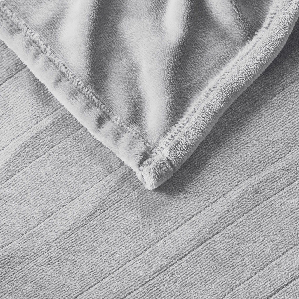 Heated Blanket - Light Gray